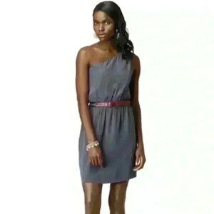 Club Monico Gray Silk Dress